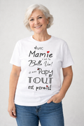 T-shirt Mamie & Papy humour ❤️ Cadeau grands-parents – Tout est permis !